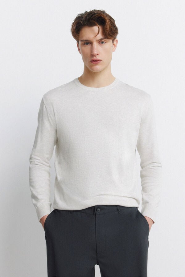 Springfield Basic logo jumper Springfield grey