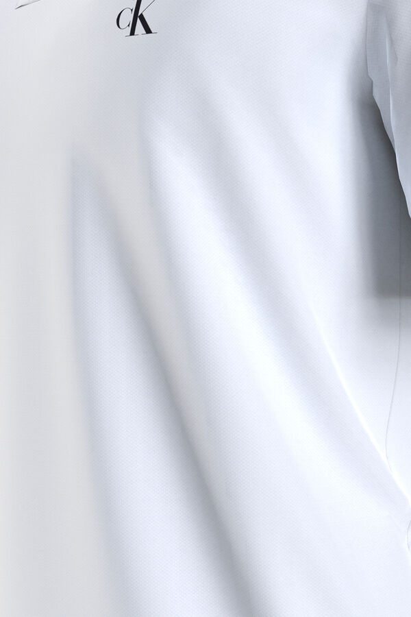 CK Jeans Polo de manga corta blanco