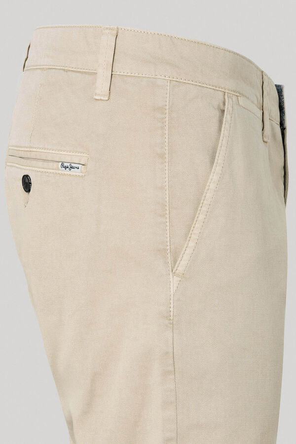 Springfield Slim fit Charly chinos brown