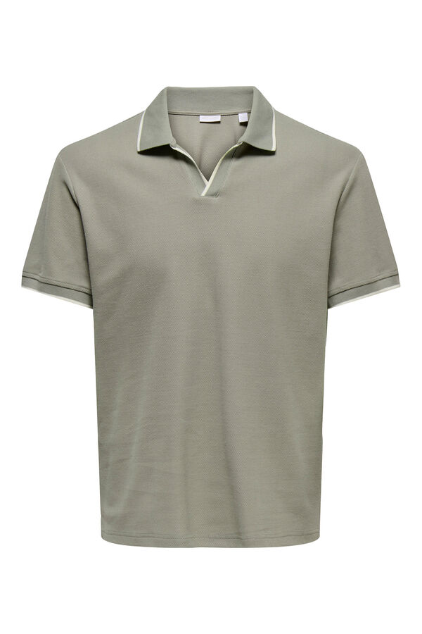 Only & Sons Short sleeve polo shirt Siva