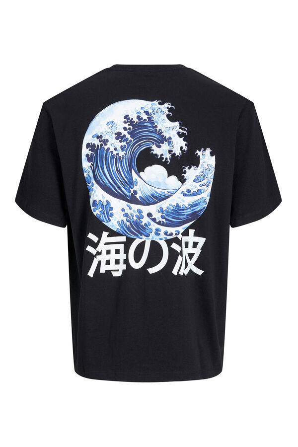 Jack & Jones T-shirt with back print black