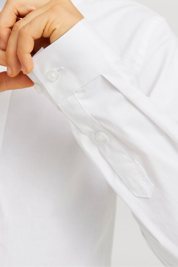 Jack & Jones Junior Camisa formal regular fit blanco