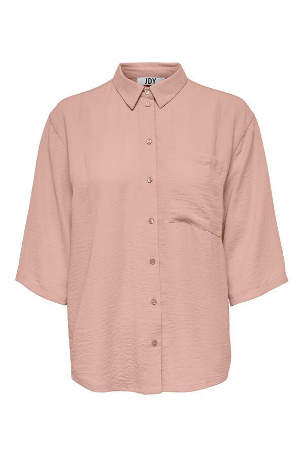 Springfield Camisa manga 3/4 botones rosa