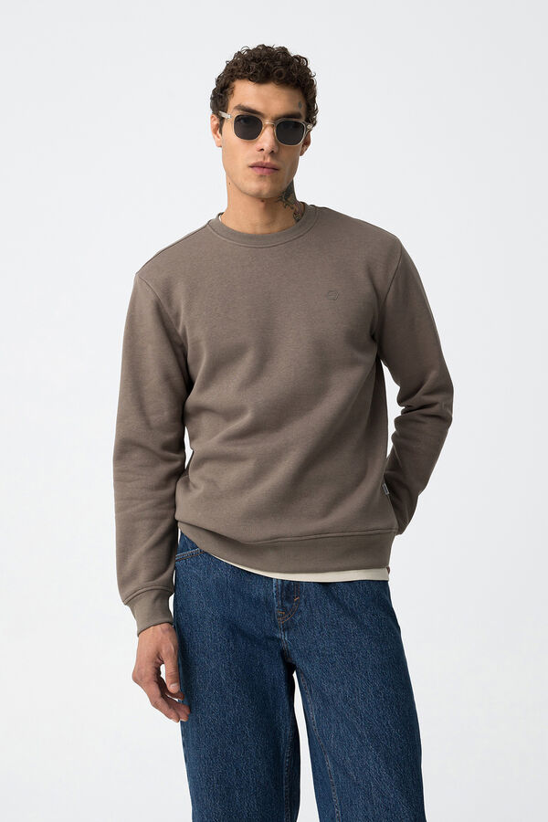 Tiffosi Sudadera B&aacute;sica nude