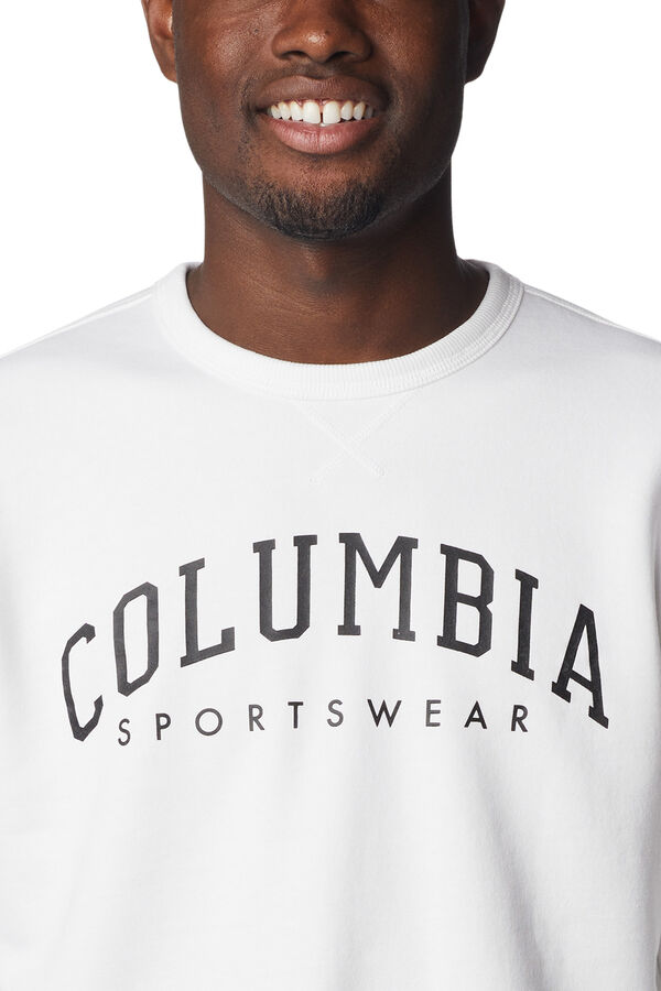 Springfield Sudadera de cuello redondo con logo Columbia™ para hombre blanco