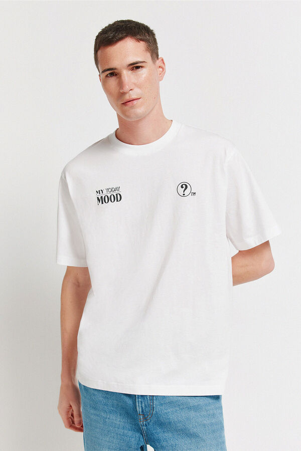 Springfield Today's mood T-shirt white