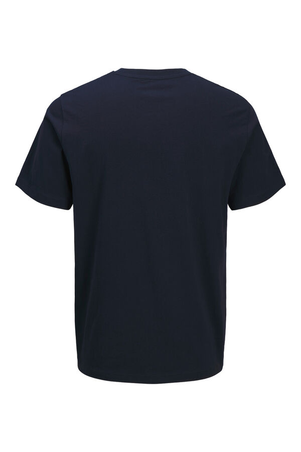 Jack & Jones PLUS Printed short sleeve T-shirt blue