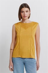 Springfield Crochet vest top printed