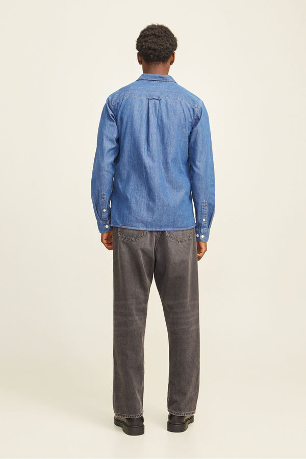 Jack & Jones Serge style shirt blue