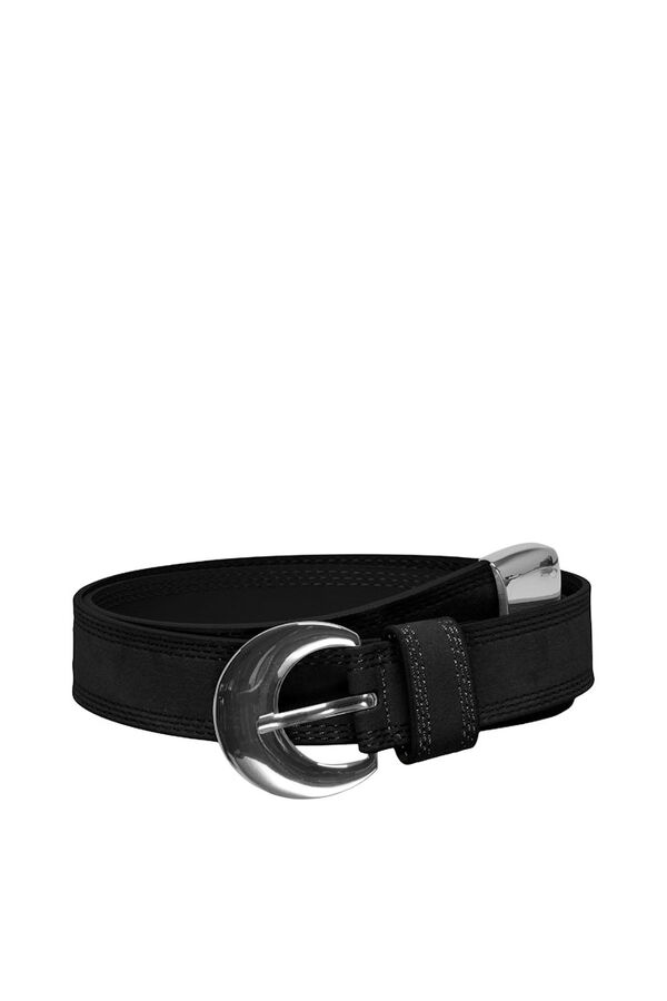 Only Cintur&oacute;n de polipiel negro