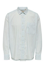 Only & Sons Camisa manga larga azul