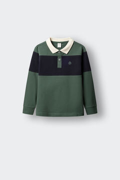 Springfield Kids Polo manga larga cortados y cosidos ni&ntilde;o