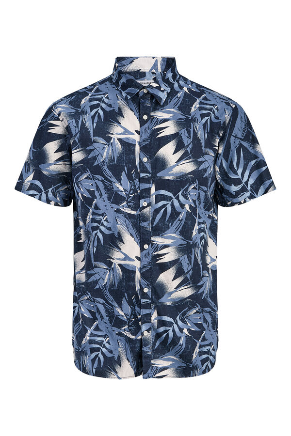 Jack & Jones Junior Printed short sleeve shirt blue