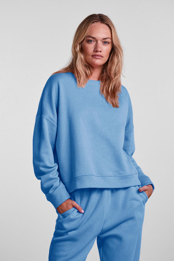 Springfield Essential sweatshirt bleuté