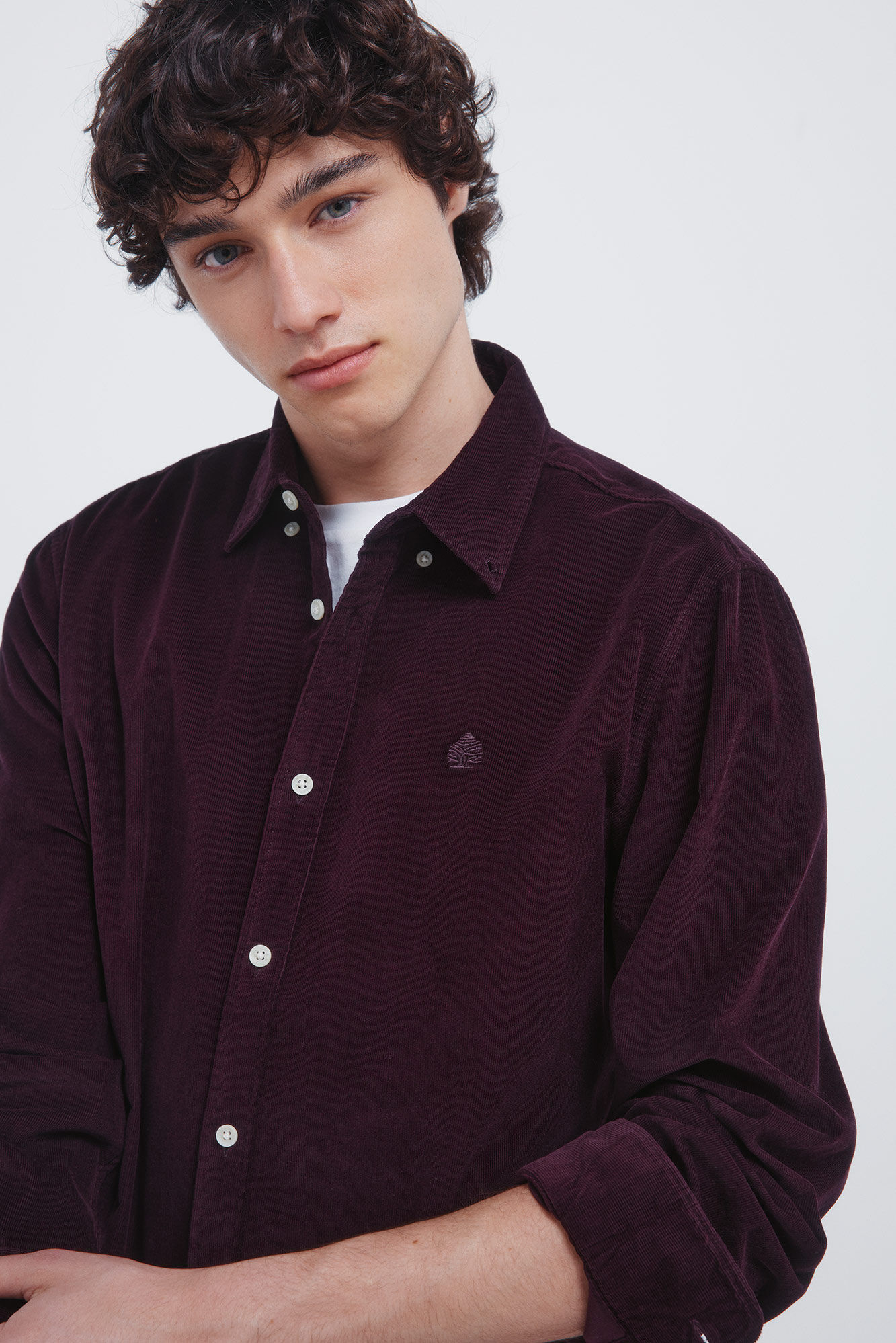 Springfield Micro corduroy shirt