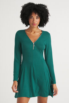 Springfield Dress with central zip vert
