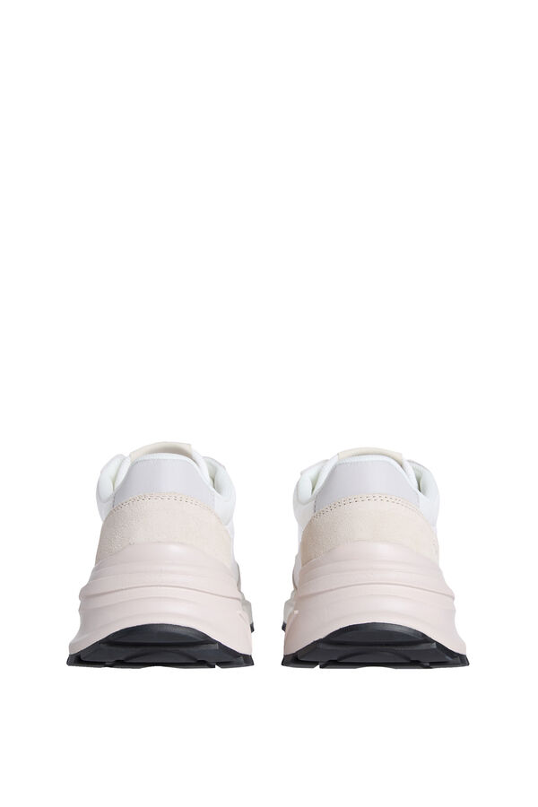 Calvin Klein Zapatilla de mujer con logo blanco