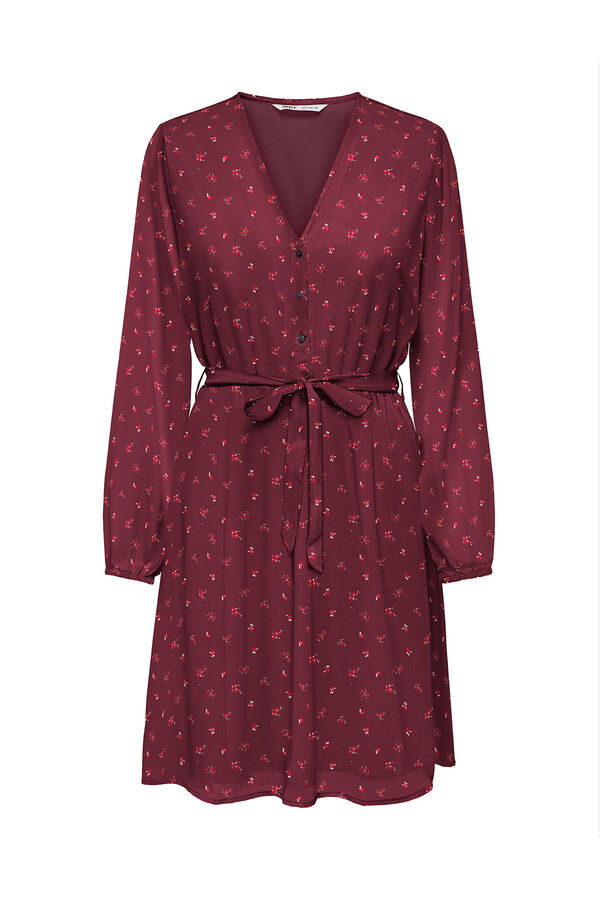 Only Short chiffon dress printed