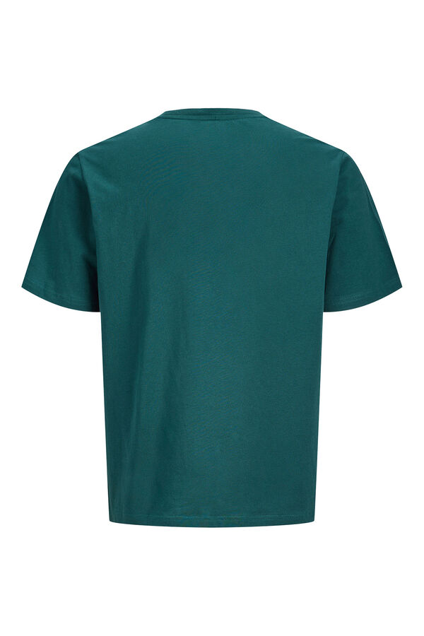 Jack & Jones Camiseta manga corta de algod&oacute;n verde