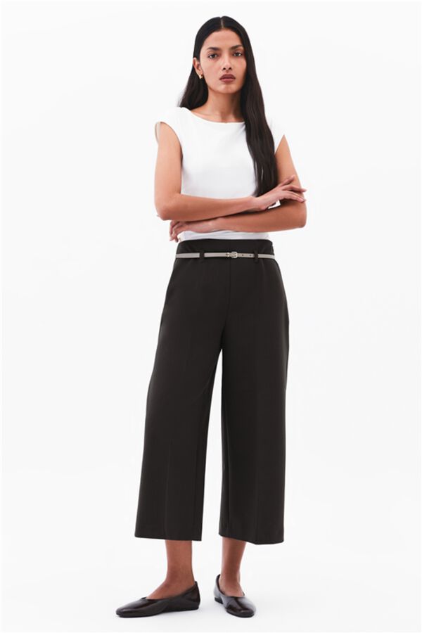 Oxxo Pantal&oacute;n culotte de tiro alto negro