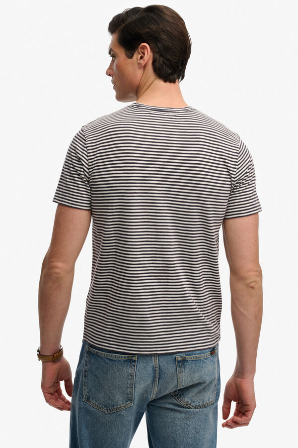 Superdry Striped short sleeve T-shirt printed