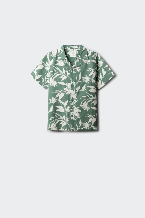 Springfield Kids Kids' floral shirt beige