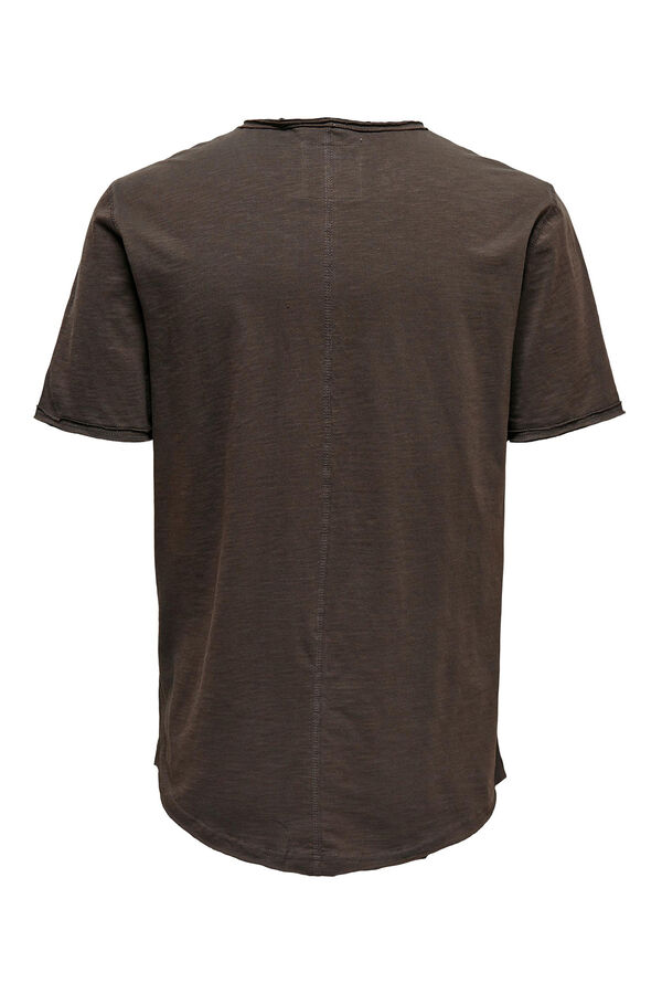Springfield Short-sleeved T-shirt brun