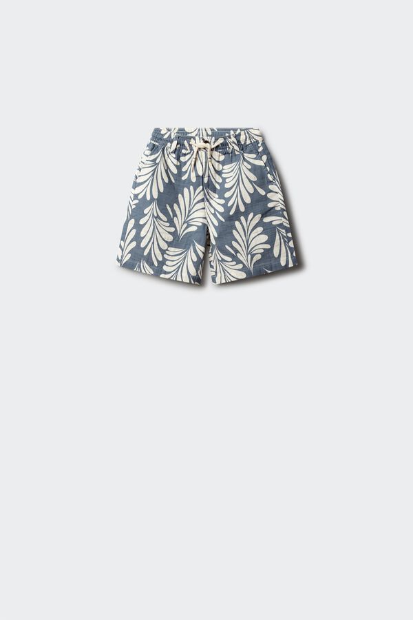 Springfield Kids Kids palm Bermuda shorts blue