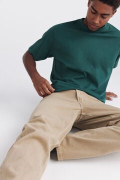 Springfield Light wash wide leg jeans