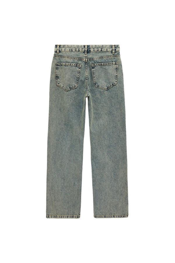 Koton High-waisted straight jeans Zelena