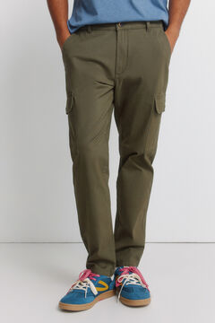 Springfield Pantal&oacute;n cargo comfort slim fit
