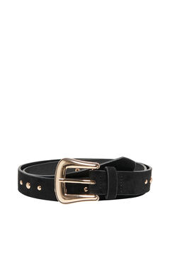 Springfield Belt with round buckle and studs color