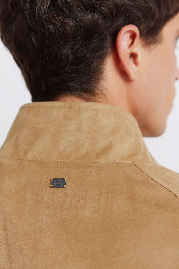 Springfield Cazadora efecto ante beige