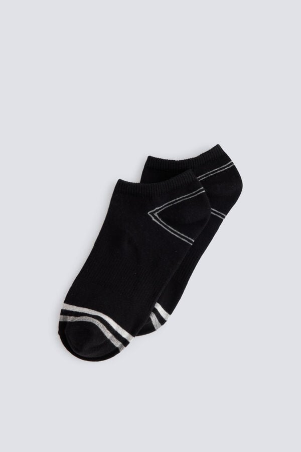 Springfield Ribbed ankle sock black