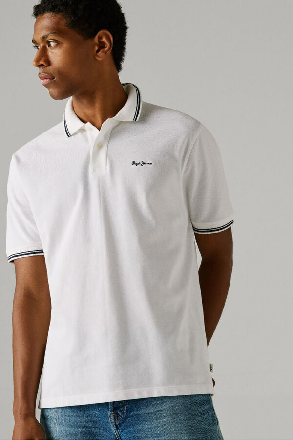 Pepe Jeans Polo manga curta branco