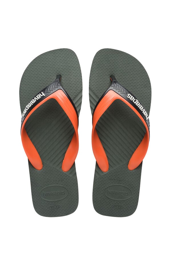 Havaianas Chanclas plataforma goma verde