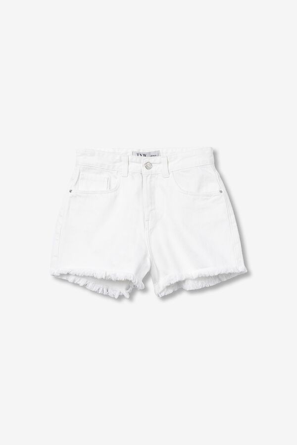 Tiffosi Young Shorts vaqueros branco