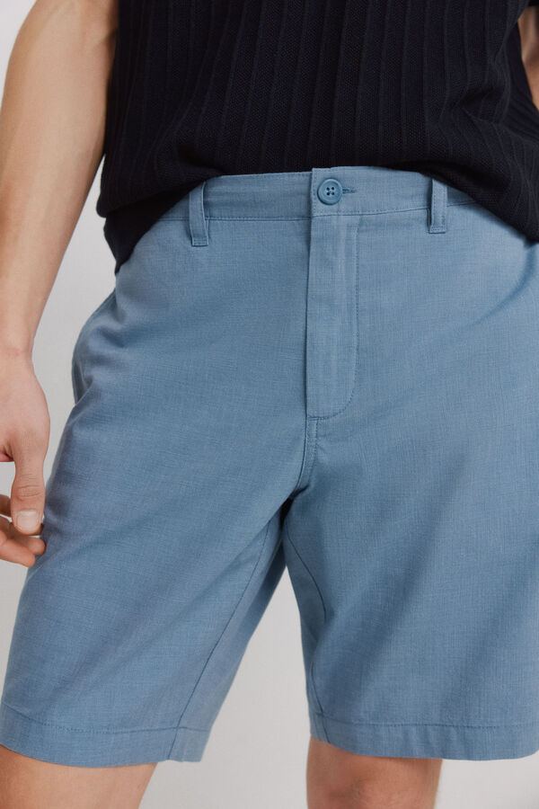 Springfield Structured Bermuda shorts blue