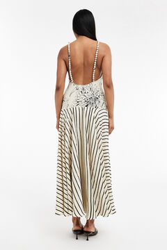 Topshop Vestido largo estampado