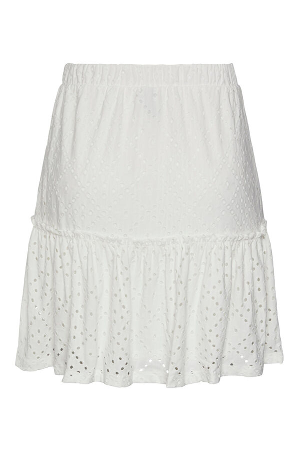 Springfield Women's short skirt blanc
