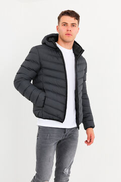 Brave Soul Chaqueta acolchada con capucha gris