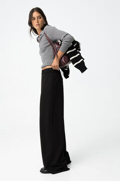 Tiffosi Pantalones Wide Leg con Presillas