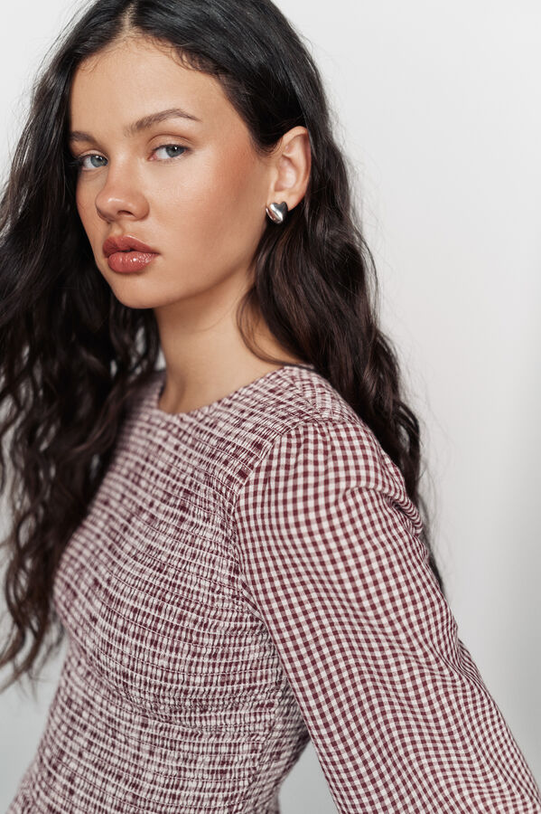 High Spirits Plaidie Blouse printed