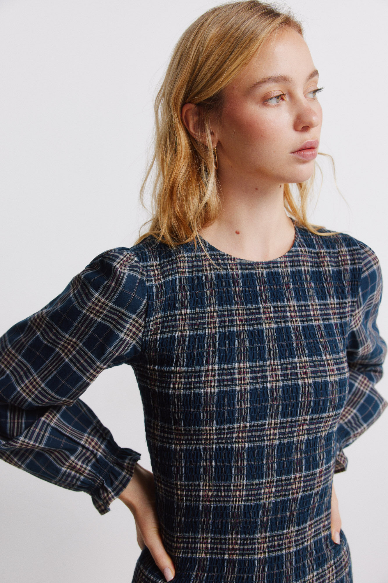 Springfield Vestido curto xadrez