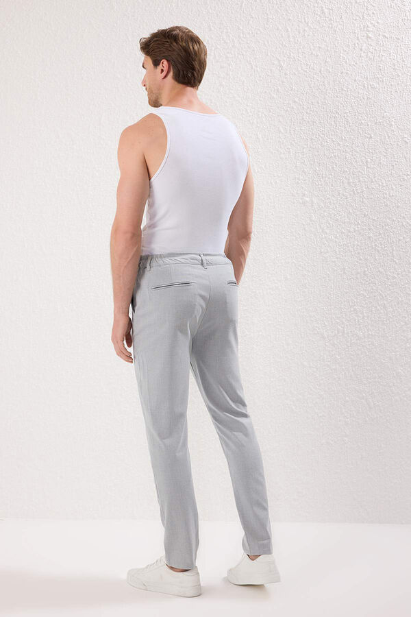 Trendyol Pantalones chinos ajustados gris