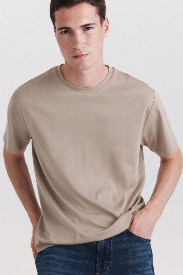 Springfield T-shirt com aspeto t&eacute;cnico cru