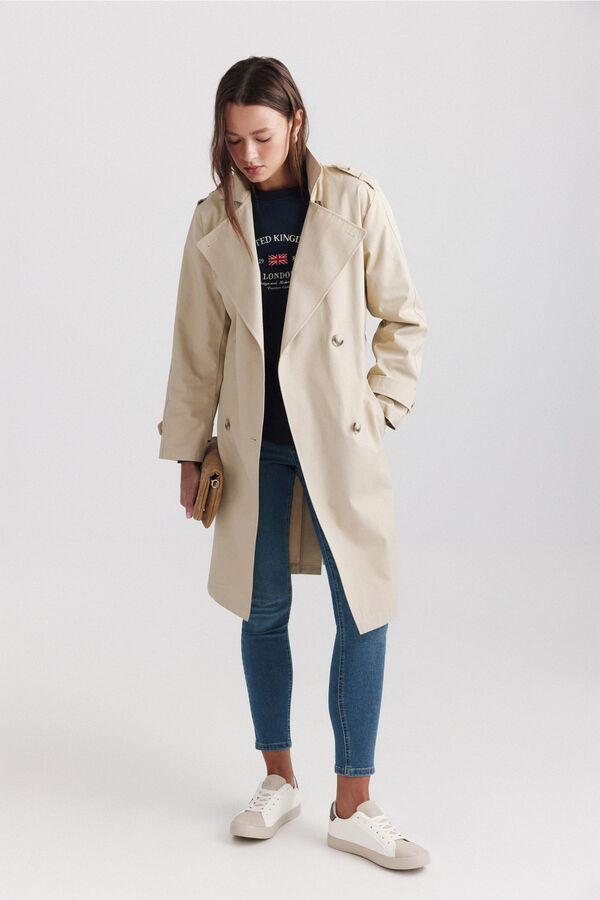 Springfield Trench with belt brown