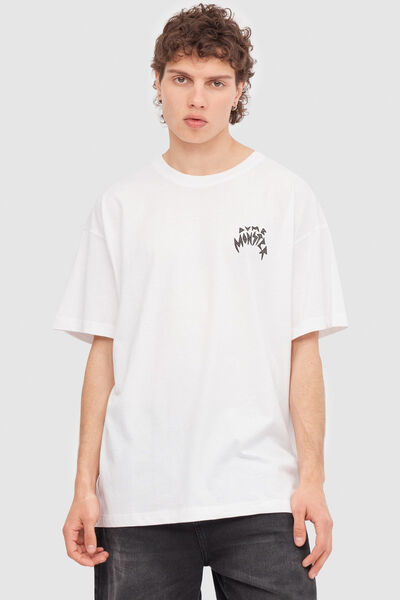Springfield Monster Print T-shirt white