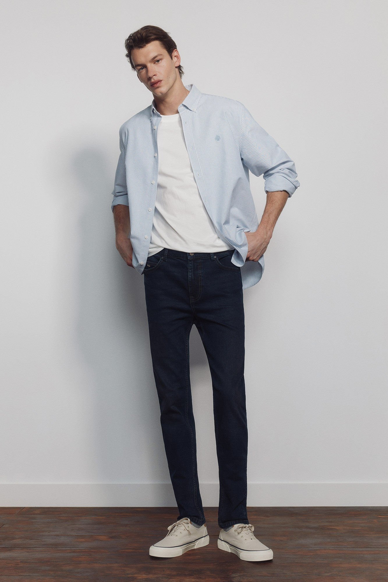 Springfield Jeans bleu tr&egrave;s fonc&eacute; skinny