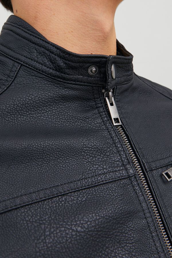 Jack & Jones Faux suede jacket black